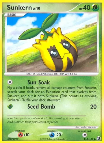 Sunkern 114 $0.31
