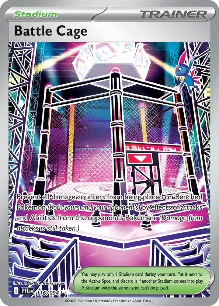 Mega Evolution—Phantasmal Flames 영어판 Battle Cage 116 카드 앞면
