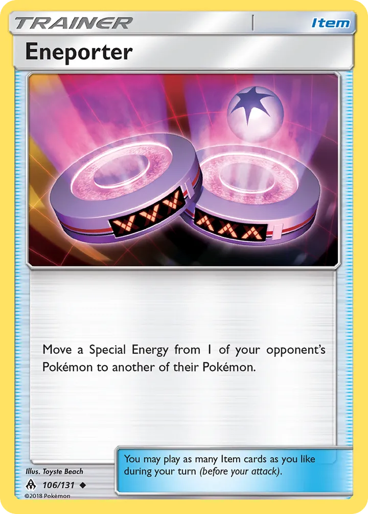 Sun & Moon—Forbidden Light 영어판 Eneporter 106 카드 앞면
