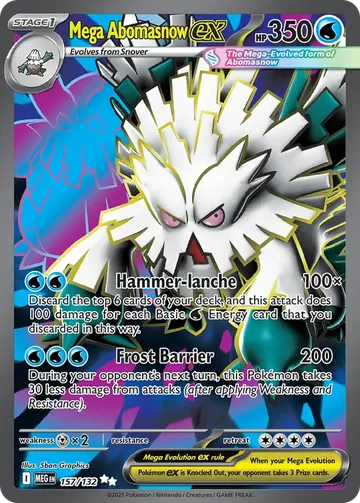 Mega Abomasnow ex 157 ¥262