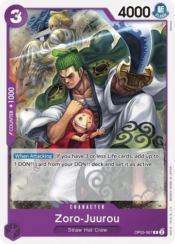 Zoro-Juurou OP05-067 · Reprint $0.30