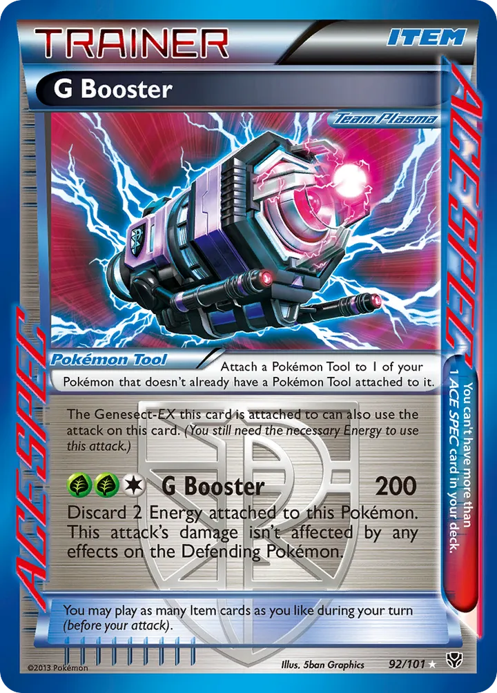 Black & White—Plasma Blast 영어판 G Booster 92 카드 앞면