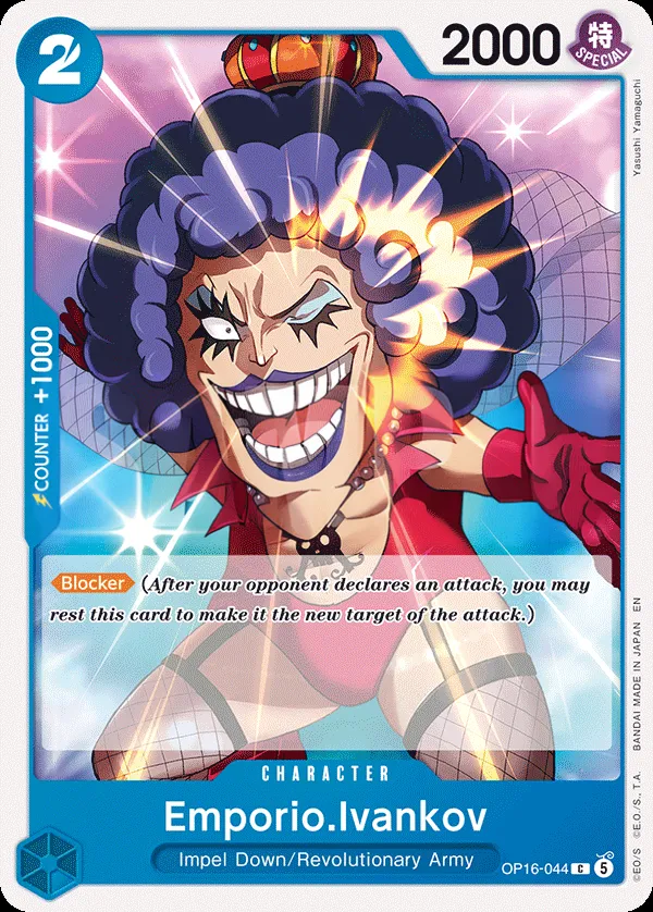 The Time of Battle 英語版 Emporio.Ivankov OP16-044 カード表面