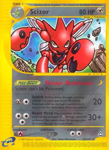 Scizor 32 $77.72