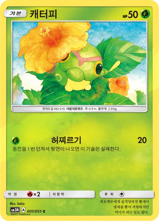 빛을 삼킨 어둠 韓国語版 캐터피 1 カード表面