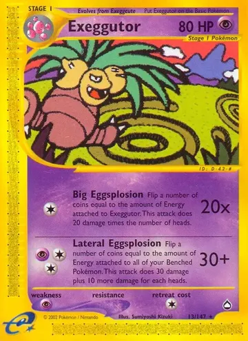 Exeggutor 13 $38.56