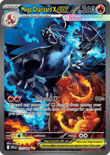 Mega Charizard X ex 125