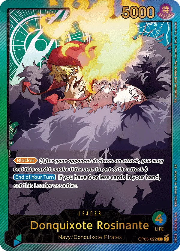 Awakening of the New Era 英語版 Donquixote Rosinante OP05-022 · パラレル 2 カード表面