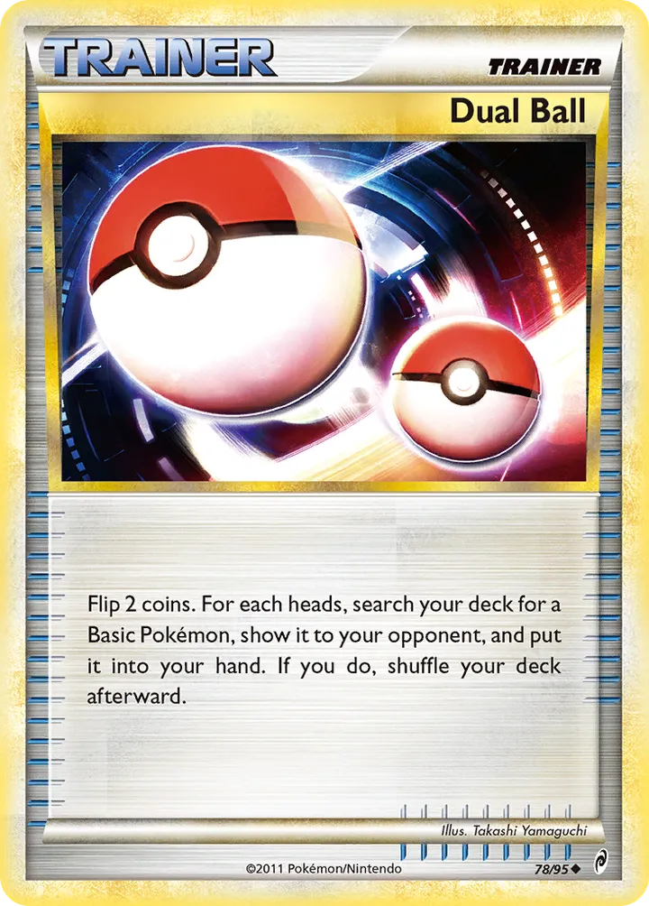 Pokémon TCG: Call of Legends 영어판 Dual Ball 78 카드 앞면