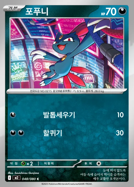 Front of 포푸니 48, 인페르노X Korean