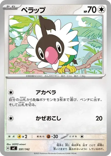 ペラップ 597 ₩1,268