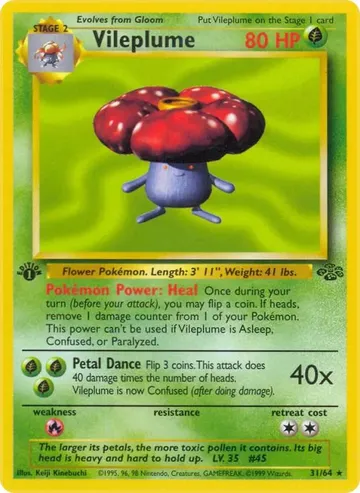 Vileplume 31 $7.14