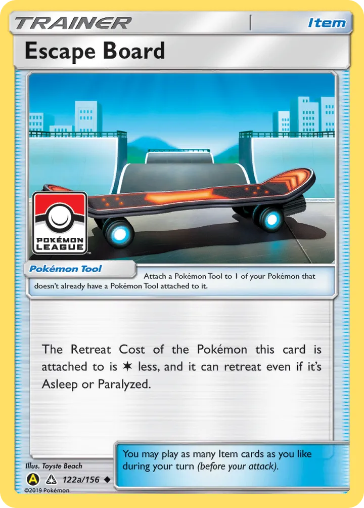 Sun & Moon—Ultra Prism 영어판 Escape Board 122a 카드 앞면