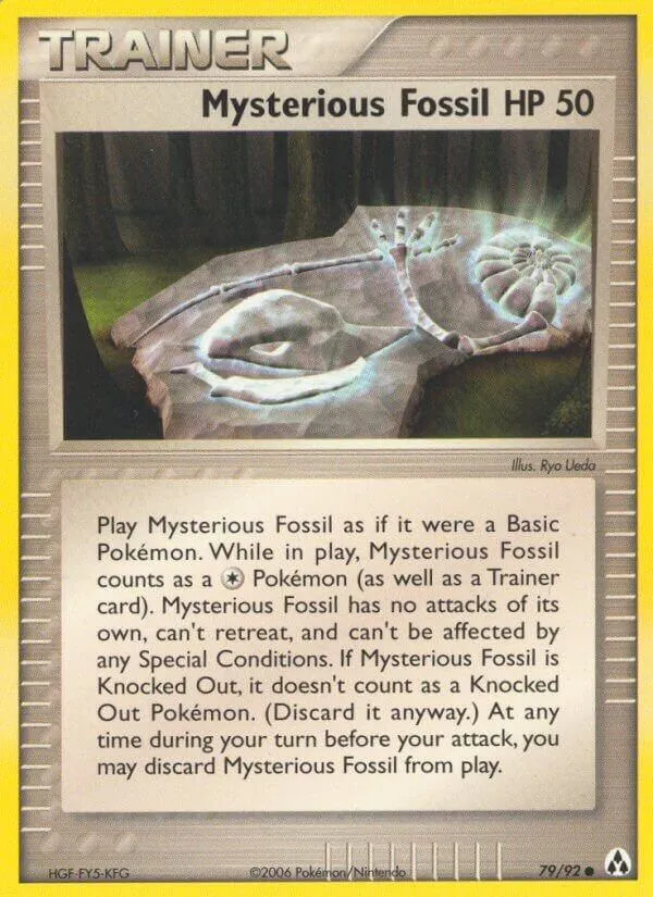 EX Legend Maker 英語版 Mysterious Fossil 79 カード表面