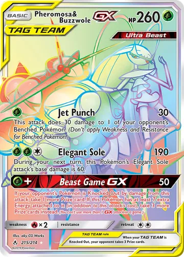 Pheromosa & Buzzwole-GX 215 $40.70