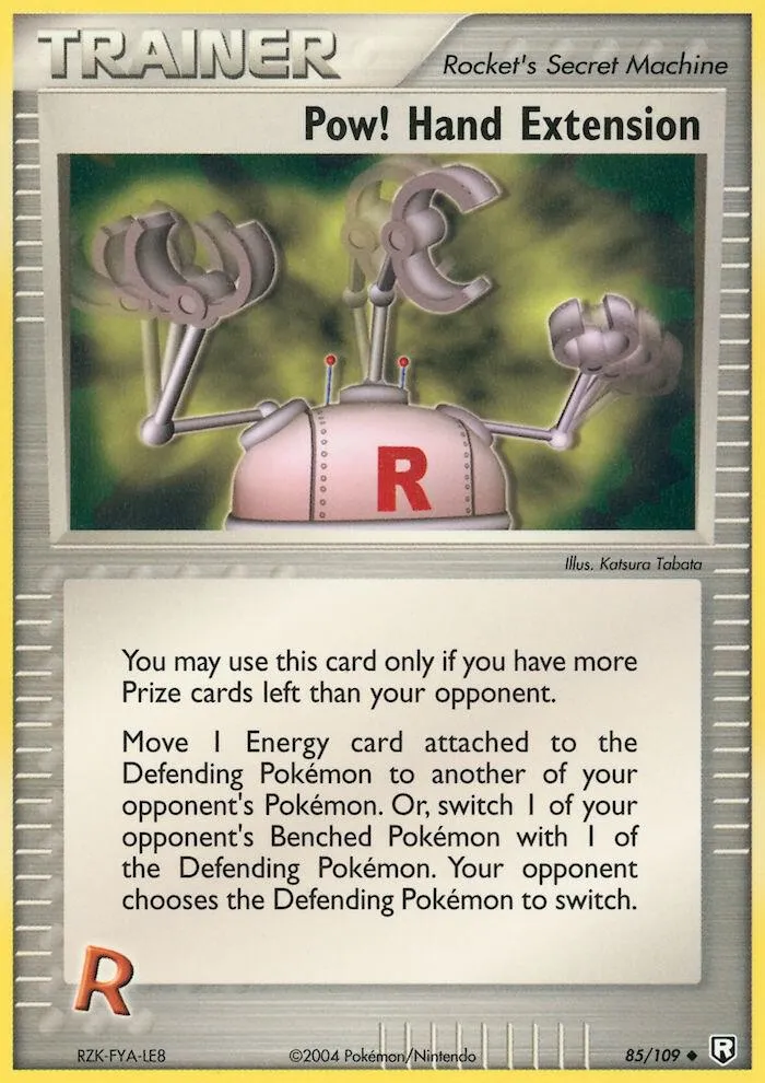 EX Team Rocket Returns 英語版 Pow! Hand Extension 85 カード表面