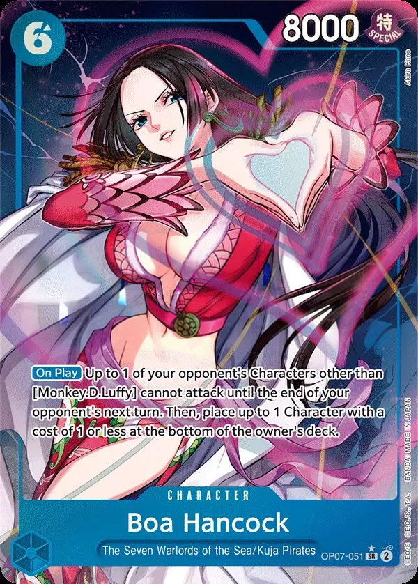 500 Years in the Future 영어판 Boa Hancock OP07-051 · 패럴렐 카드 앞면