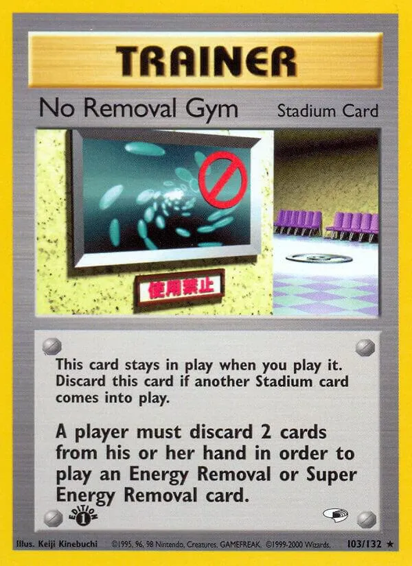 Gym Heroes 영어판 No Removal Gym 103 카드 앞면