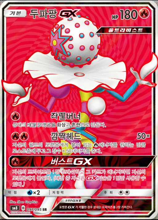 Front of 두파팡 GX 97, 버스트임팩트 Korean