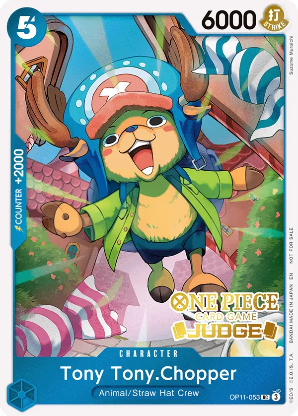 A Fist of Divine Speed 英語版 Tony Tony.Chopper OP11-053 · ジャッジパック カード表面
