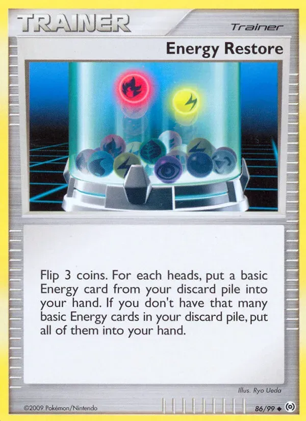 Platinum—Arceus 英語版 Energy Restore 86 カード表面
