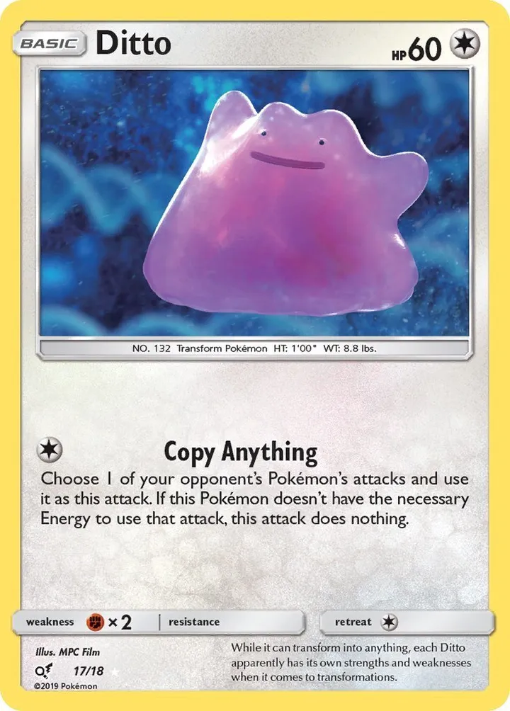 Front of Ditto 17, Detective Pikachu English