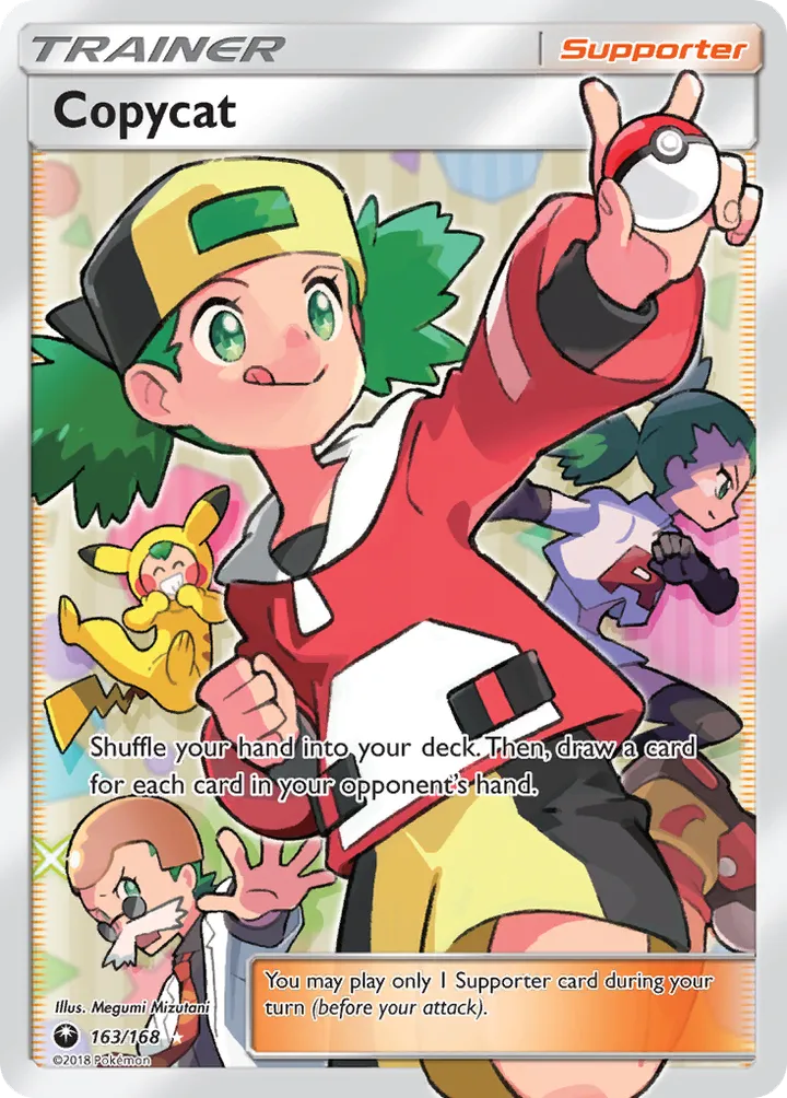 Sun & Moon—Celestial Storm 영어판 Copycat 163 카드 앞면