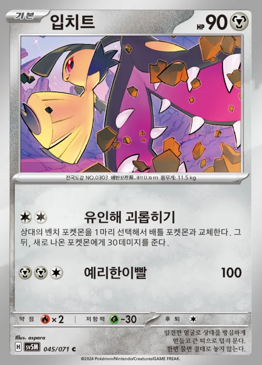 Front of 입치트 45, 사이버저지 Korean