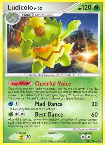 Ludicolo 34 ¥354