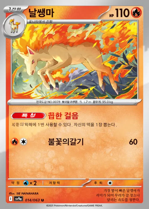 Front of 날쌩마 14, 열풍의 아레나 Korean