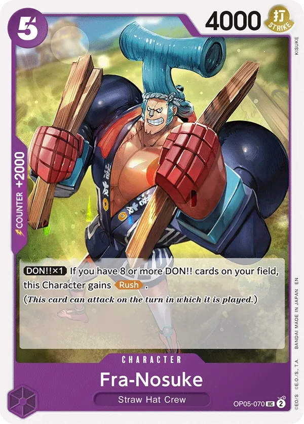 Awakening of the New Era 英語版 Fra-Nosuke OP05-070 · 再録 2 カード表面