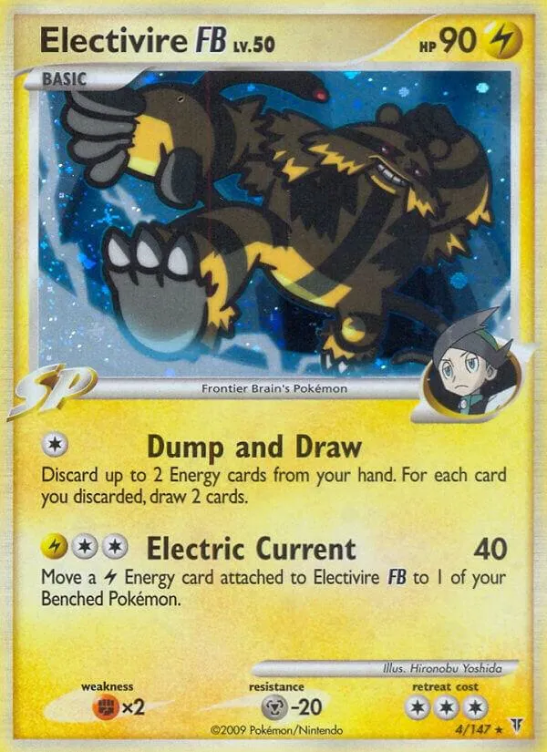 Platinum—Supreme Victors 영어판 Electivire FB 4 카드 앞면