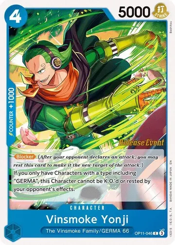 Vinsmoke Yonji OP11-046 · Pre-Release $0.35