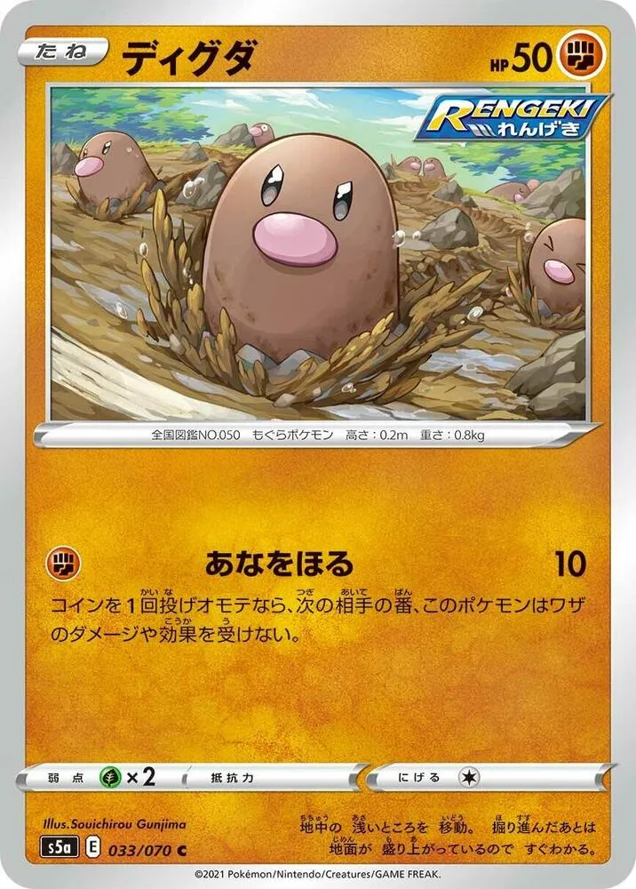 Front of Diglett 33, 双璧のファイター Japanese