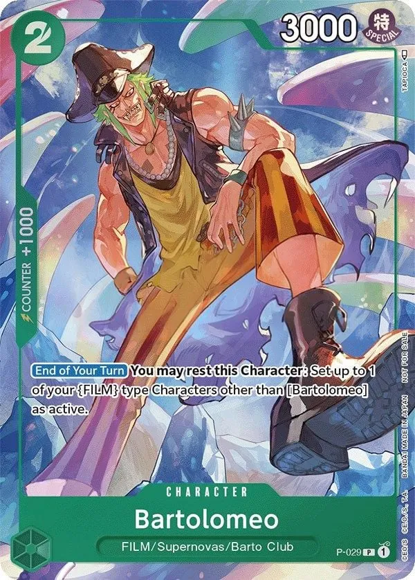Promotion Cards 英語版 Bartolomeo P-029 カード表面