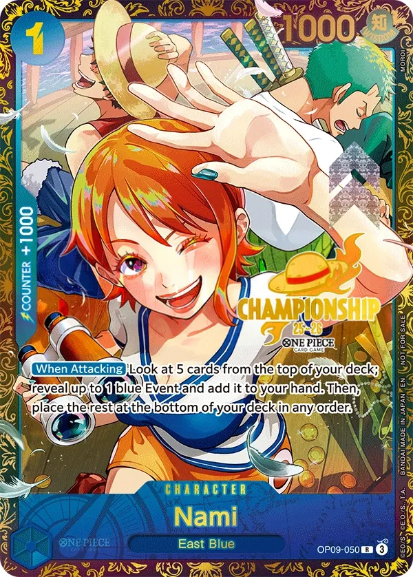Emperors in the New World 영어판 Nami OP09-050 · 패럴렐 2 카드 앞면