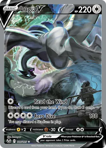 Lugia V 186 $461.76