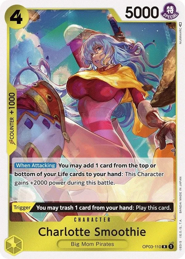 Pillars of Strength 영어판 Charlotte Smoothie OP03-110 카드 앞면