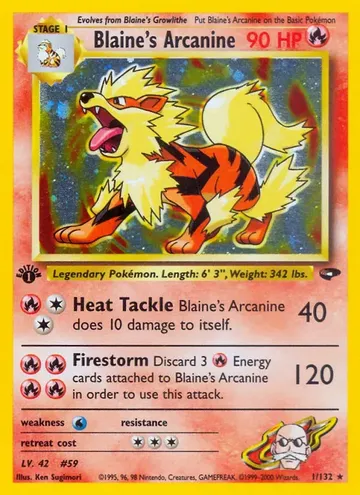 Blaine's Arcanine 1 $104.86