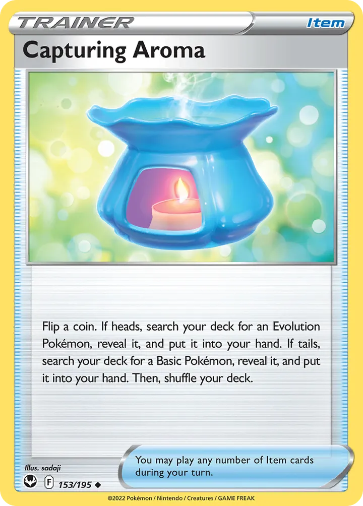 Sword & Shield—Silver Tempest 英語版 Capturing Aroma 153 カード表面