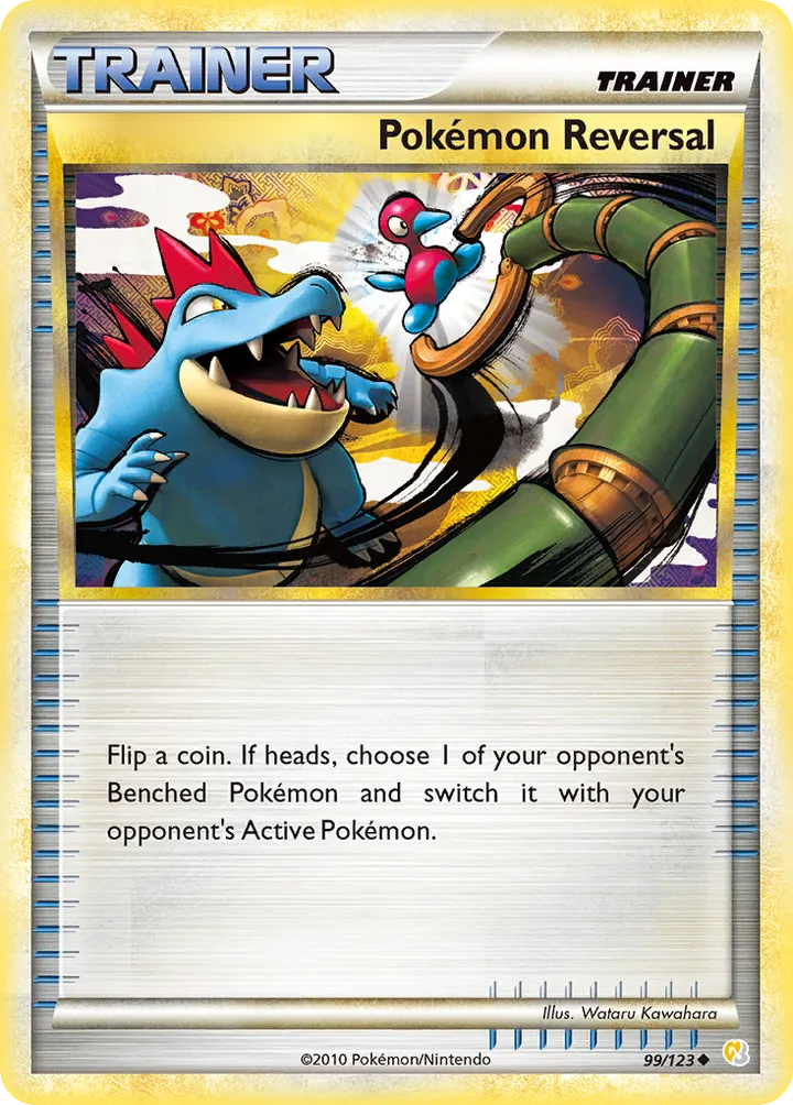 HeartGold & SoulSilver 英語版 Pokémon Reversal 99 カード表面