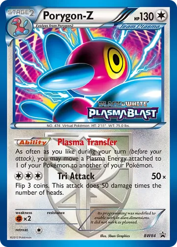 Porygon-Z BW84 $55.00