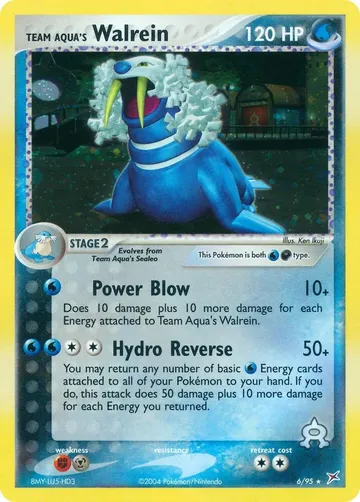Team Aqua's Walrein 6 $11.04