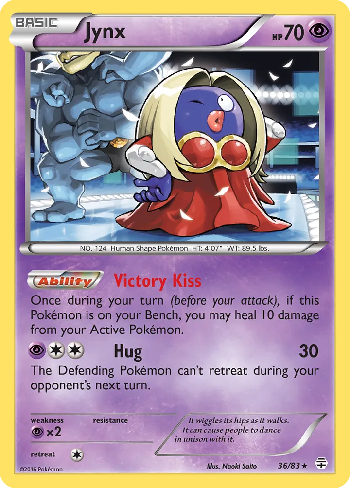 Generations 英語版 Jynx 36 カード表面