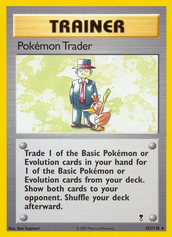 Legendary Collection 영어판 Pokémon Trader 103 카드 앞면