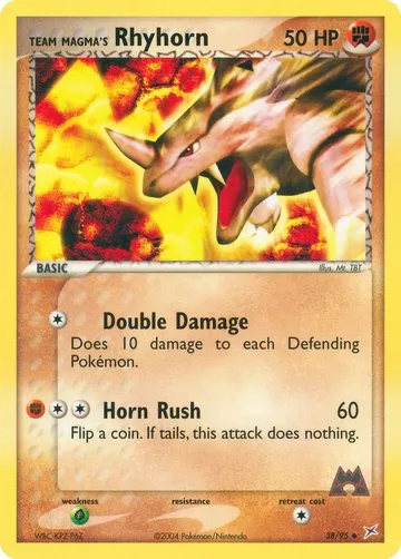 Team Magma's Rhyhorn 38 $3.69
