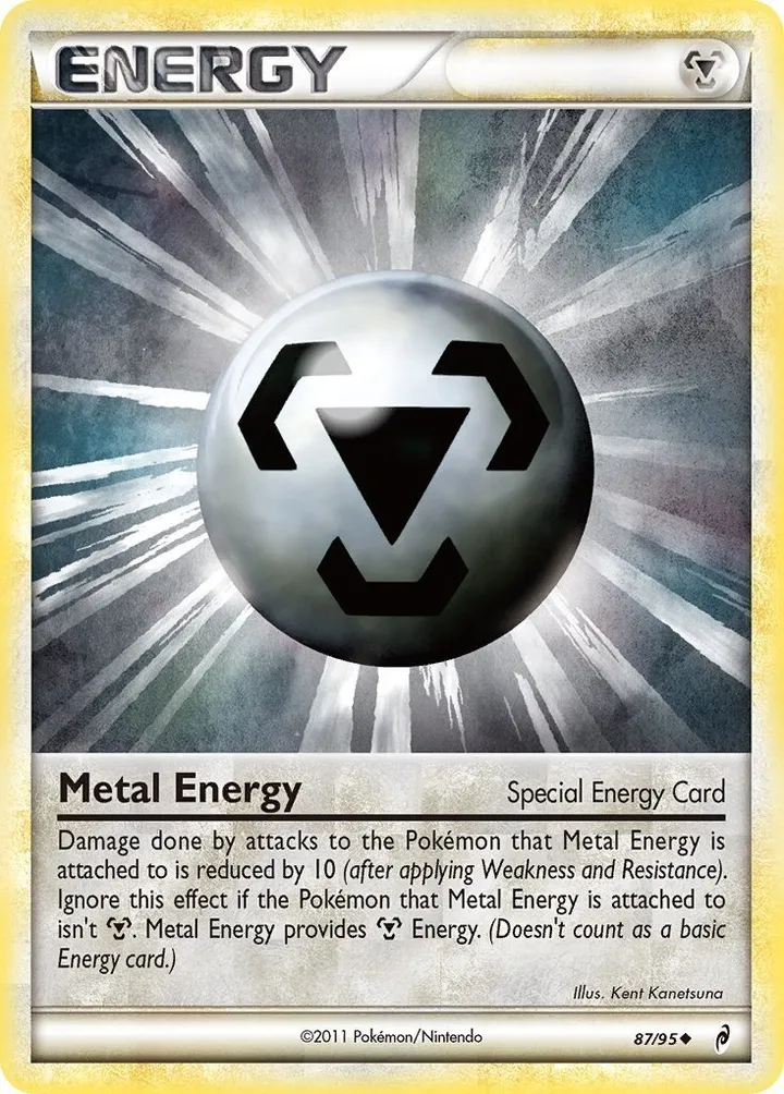 Pokémon TCG: Call of Legends 英語版 Metal Energy 87 カード表面