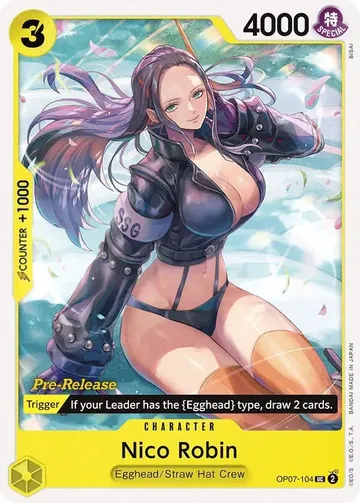 Nico Robin OP07-104 · Pre-Release $68.60