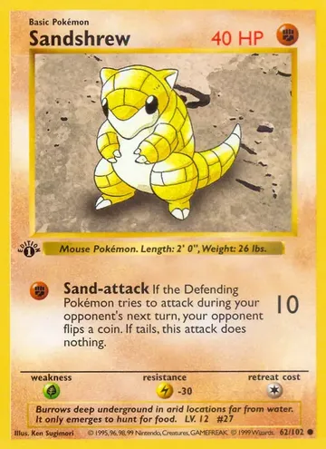 Sandshrew 62 ₩1,595