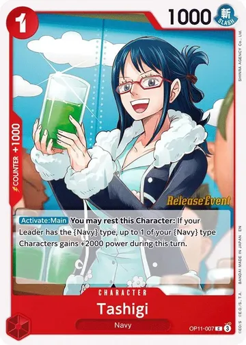 Tashigi OP11-007 · Pre-Release $6.85